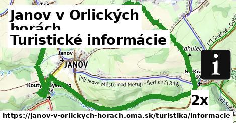 Turistické informácie, Janov v Orlických horách
