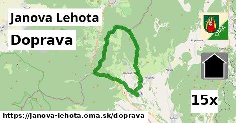 doprava v Janova Lehota