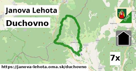 duchovno v Janova Lehota