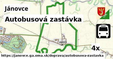 Autobusová zastávka, Jánovce, okres GA