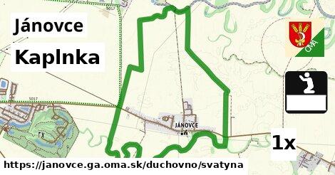 Kaplnka, Jánovce, okres GA