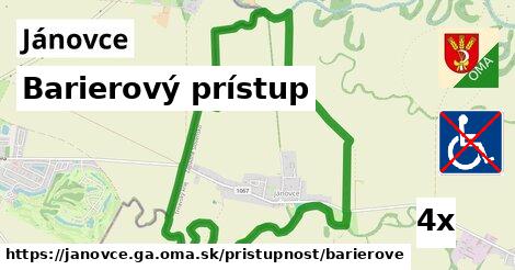 Barierový prístup, Jánovce, okres GA