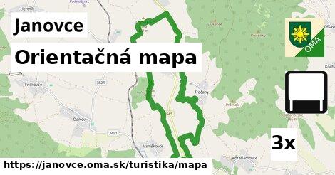 Orientačná mapa, Janovce