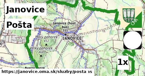 pošta v Janovice