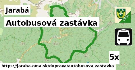 Autobusová zastávka, Jarabá