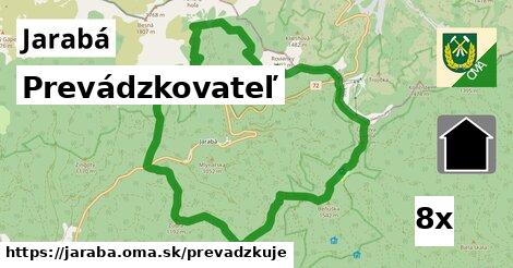 prevádzkovateľ v Jarabá