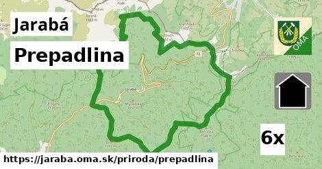 Prepadlina, Jarabá