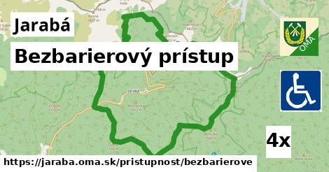 bezbarierový prístup v Jarabá