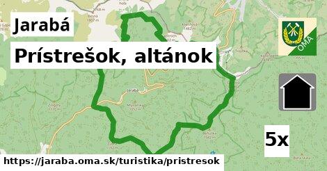 Prístrešok, altánok, Jarabá