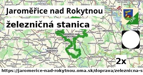 železničná stanica, Jaroměřice nad Rokytnou