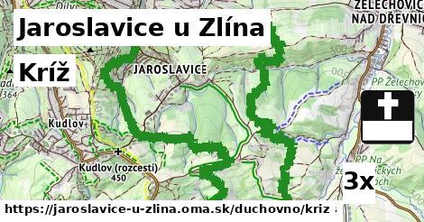 kríž v Jaroslavice u Zlína