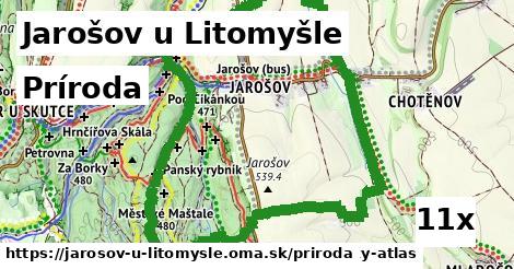 príroda v Jarošov u Litomyšle