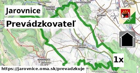 prevádzkovateľ v Jarovnice