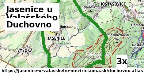 duchovno v Jasenice u Valašského Meziříčí