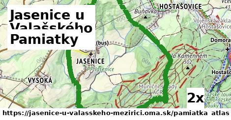 pamiatky v Jasenice u Valašského Meziříčí