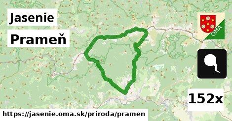 Prameň, Jasenie