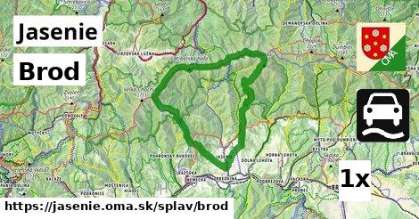 Brod, Jasenie