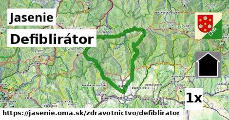 defiblirátor v Jasenie