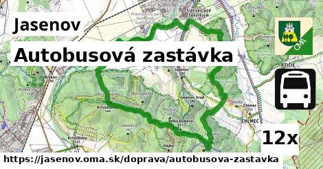 Autobusová zastávka, Jasenov