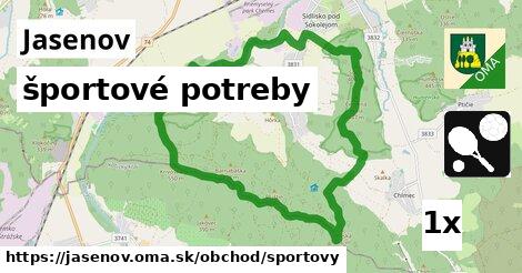 športové potreby, Jasenov