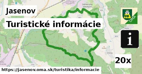 Turistické informácie, Jasenov