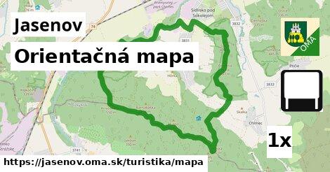 Orientačná mapa, Jasenov