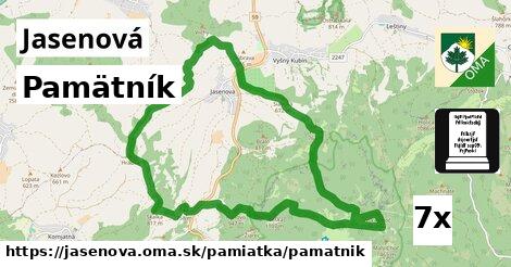 Pamätník, Jasenová