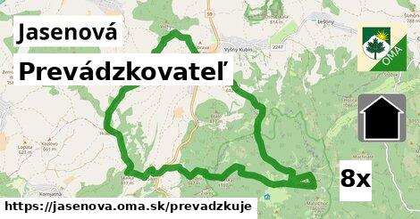 prevádzkovateľ v Jasenová