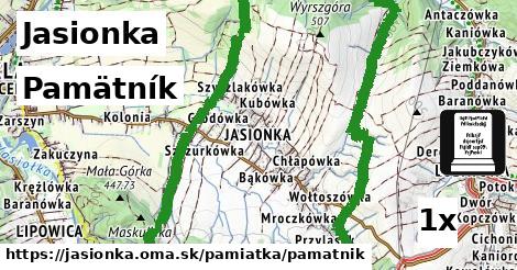 Pamätník, Jasionka