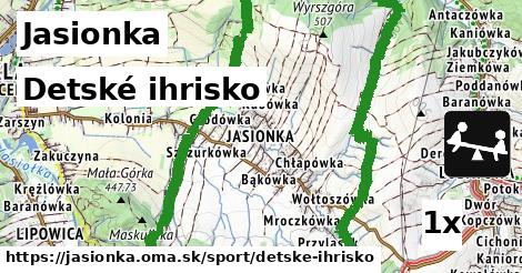 Detské ihrisko, Jasionka