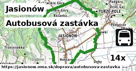 Autobusová zastávka, Jasionów