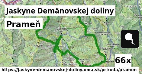 Prameň, Jaskyne Demänovskej doliny