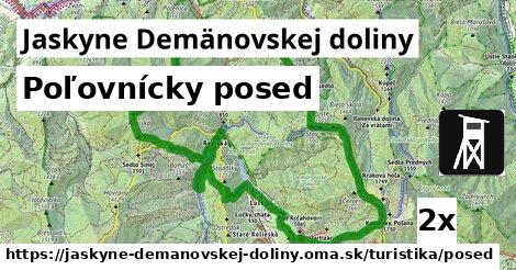 Poľovnícky posed, Jaskyne Demänovskej doliny