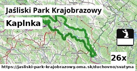 Kaplnka, Jaśliski Park Krajobrazowy
