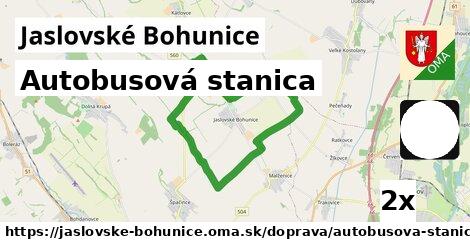 Autobusová stanica, Jaslovské Bohunice