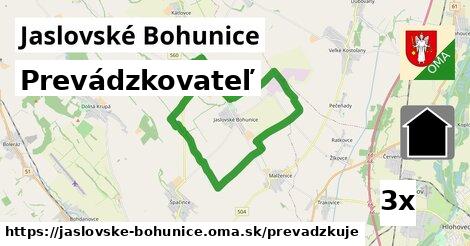 prevádzkovateľ v Jaslovské Bohunice