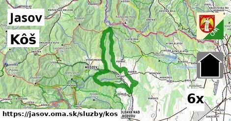 Kôš, Jasov