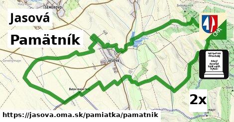 Pamätník, Jasová