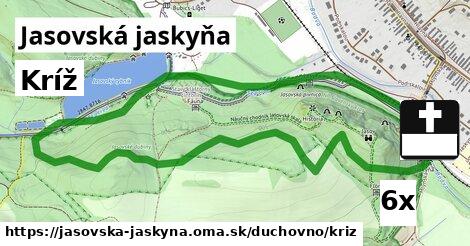 kríž v Jasovská jaskyňa