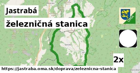 železničná stanica, Jastrabá