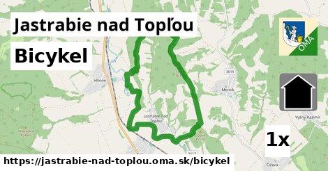 bicykel v Jastrabie nad Topľou