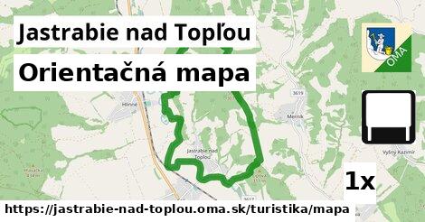 Orientačná mapa, Jastrabie nad Topľou