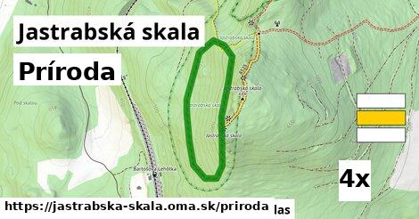 príroda v Jastrabská skala