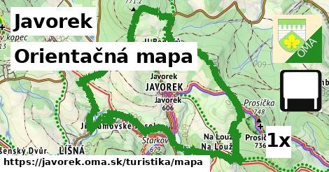 Orientačná mapa, Javorek