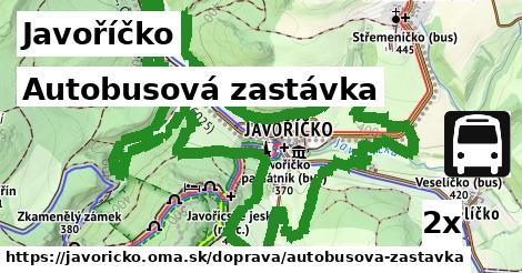 Autobusová zastávka, Javoříčko