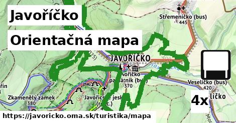 Orientačná mapa, Javoříčko