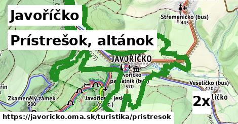 Prístrešok, altánok, Javoříčko