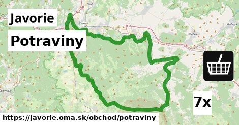 Potraviny, Javorie