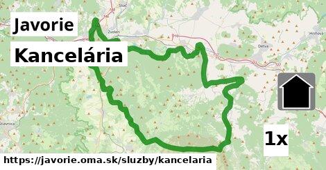 Kancelária, Javorie