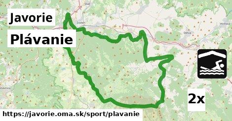 Plávanie, Javorie